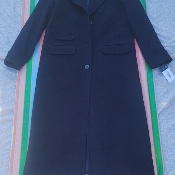 Wool-Blend Reefer Coat - Picture 2 of 5